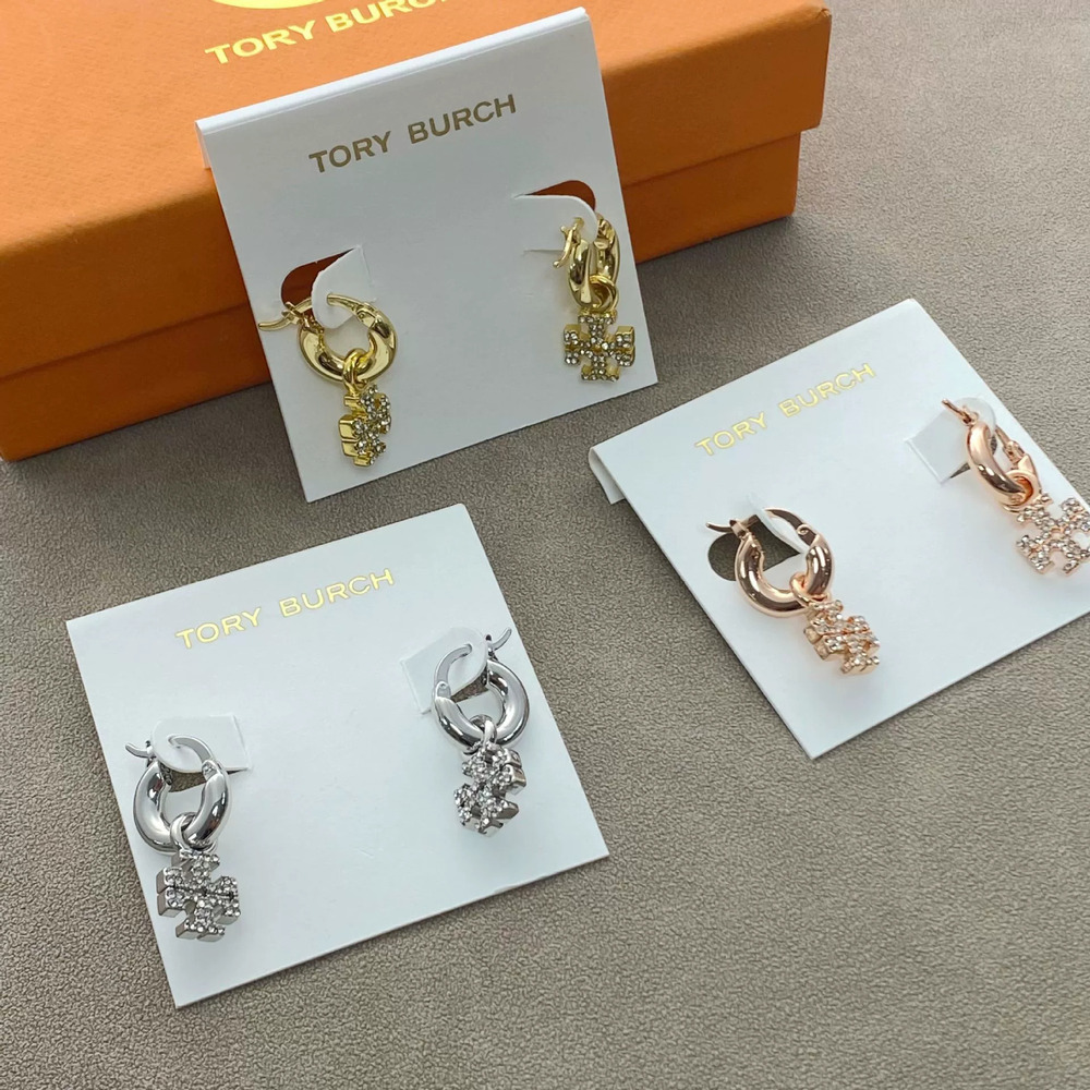 Tory Burch Rhinestone Earrings